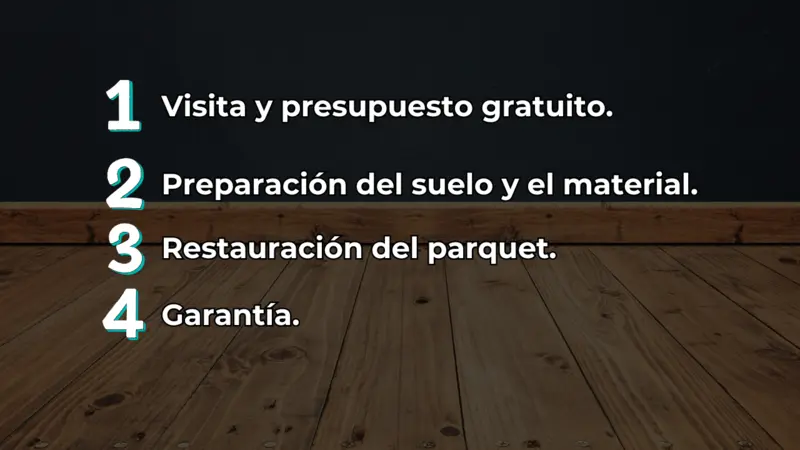 Como trabajamos para reparar parquet